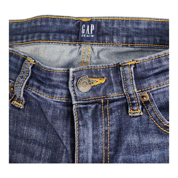 Gap Jeans Women's 26 Regular Leggings Stretch Dark Wash Pants Mid Rise Denim - Picture 2 of 9